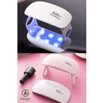 Alright Mini UV LED tırnak lambası jel ışık fare şeklinde cep boyutu tırnak kurutucu (Nail Dryer)