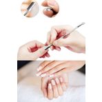 Alright Paslanmaz Çelik Kronk Tırnak Eti İtici Ve Oje Çıkarıcı Profesyonel Bakım İçin (Nail Care)