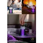 Alright Şarj Edilebilir Mor Işıklı Sinek Kovma Cihazı Taşınabilir Ev Ofis ve Kamp (Mosquito repellent)