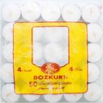 Als Bozkurt 50' Li Tealight Mum -Min 4 Saat Yanan - Beyaz - 1 Adet