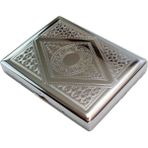 Als Metal Uzun Sigara Tabakası | 20 Sigara Kapasiteli Metal Tasarım | Dayanıklı ve Şık Sigara Kutusu - Gri
