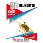 Alsa 3d Helikopter Ahşap Maket