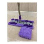 Alsamkapsam Mor Teleskopik Mandallı Mikrofiber Sihirli Mop Yüzey Temizleyici (duvar,fayans,yer,cam)