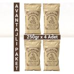 Alsancak Kuru Kahvecisi %100 Arabica Orta Kavrulmuş Türk Kahvesi 250GR x 4 Adet - 1 kg
