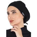 Alsancak Üniforma Siyah Doktor Ve Hemşire Bonesi (2 ADET)