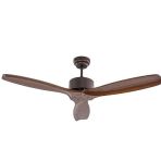 Alsanfan Hardwood Kahverengi Aydınlatmasız Duvar Kumandalı 132 cm Tavan Vantilatörü