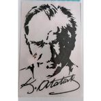 alsepeteavm Atatürk Araba Çıkartması Sticker Dövme