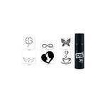 alsepeteavm Sonsuzluk Ve Aşk Geçici Sprey Dövme Seti Spray Tatto