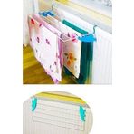 ALSHOP Pratik Kurufer Petek Üstü Çamaşır Kurutmalık 60 Cm 5 Telli Kalorifer Kurutma Askısı