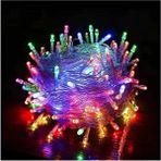 Alshop Soft Pirinç LED 8 Fonksiyonlu Kablo LED Mavi 10 Metre 90 Ledli
