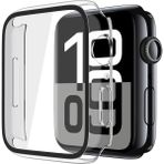 Alstrap Apple Watch 11-10 Uyumlu 46MM Kasa + Ekran Koruyucu Tam Kapsama Darbe Emici Kılıf - Şeffaf - Watch 11 10 (46mm)