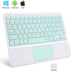 Alstrap Bluetooth Kablosuz Klavye | Touchpadli, Tüm Tablet ve Telefon Uyumlu, Ios Android Windows Destekli - Yeşil
