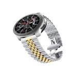 Alstrap Huawei Watch GT6/Gt5/Gt4/Gt3 Pro 46mm Uyumlu Tasarım Paslanmaz Çelik Kordon
