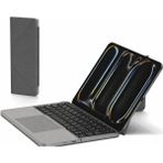 Alstrap Ipad Air 11 Inç M2/m3 Air 4/5/6 10.9 Inç Uyumlu Standlı Bluetooth Klavye Touchpad’li Katlanır