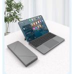Alstrap Ipad Pro M5/m4 (11-13INÇ) Pro 12,9 Inç Uyumlu Standlı Bluetooth Klavye Touchpad’li Katlanır - İpad Pro M5/M4 (11-13inç) Pro 12,9 İnç