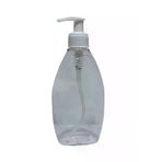 Alsun 10 Adet 400 Ml Sıvı Sabunluk Beyaz Pompalı Yassı Model Boş Şişe 86974317119817