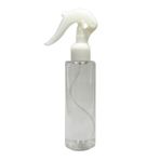 Alsun 100 Adet 250 Ml Şeffaf Suluk Berber Ve Kuaförler Için Boş beyaz Sprey Pet Şişe