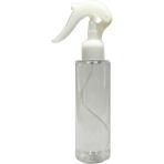 Alsun 100 Adet 250 ml Şeffaf Suluk Berber ve Kuaförler Için Boş Sprey Pet Şişe