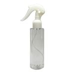 Alsun 2 Adet 250 Ml Şeffaf Suluk Berber Ve Kuaförler Için Boş beyaz Sprey Pet Şişe