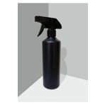 Alsun 500 ml Boş Siyah Politilen Kimyasala Dayanıklı Sprey Şişe 10 adet