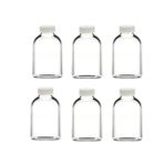 Alsun 6 Adet Cam Kavanoz Oda Kokusu Şişesi Küçük Vazo Kapaklı 6x50ML