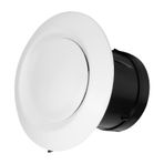 Alt havalandırma, yuvarlak havalandırma kapağı, tavan difüzörü, ayarlanabilir hava tahliye ızgarası, duvar kanalı havalandırma kapağı, mutfak, banyo için, 75 mm