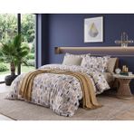 altabi Doğal Pamuklu Çift Kişilik Nevresim Takımı - 52 Tel Dokuma Daisy Serisi - Renkli - 220 x 240 cm