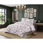 altabi Doğal Pamuklu Çift Kişilik Nevresim Takımı - 52 Tel Dokuma Violet Serisi - Renkli - 220 x 240 cm