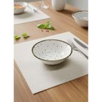 altabi Seramik Çorba Kasesi Dijital Baskılı Desen 6’lı Set 15 cm Şık Dekoratif - 100 ml - Siyah