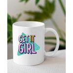 Altair Get It Girl Motivasyon Baskılı Beyaz Kupa