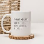 Altair Kahve Mutluluk Coffee Baskılı Beyaz Kupa