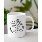 Altair Om Ohm Yoga Beyaz Kupa