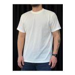 Altamira Erkek Beyaz Çizgili Bisiklet Yaka T-shirt