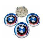 Altaş BMW 50. Yıl Krom 4'lü 65/68 mm Damla Geçme Jant Göbeği