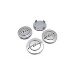 ALTAŞ Opel Kromlu Bombeli Geçme Jant Göbeği Gri 4 Lü 58/64mm