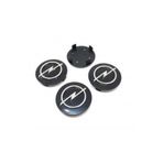 Altaş Opel Kromlu Bombeli Geçme Jant Göbeği Siyah 4 Lü 58/64MM