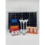 ALTAY 50 Watt Monokristal Panelli Güneş Enerji Seti Solar Aydınlatma ve Telefon Şarj