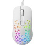 altec lansing algm7622 beyaz usb kablolu 6 tuşlu renkli led ışıklı 8000dpı gaming oyuncu kablolu mouse - Siyah
