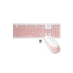 Altec Lansing Pembe/beyaz 2.4ghz 1200dpı Mouse Türkçe Q Kablosuz Klavye Mouse Set (PİL HEDİYELİ)