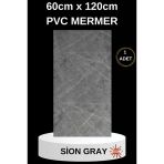 Alternatif Kaplama Uv Pvc Sion Gri Mermer Panel 1 Adet 60X120cm Ev Ofis Otel Duvar Kaplama Paneli