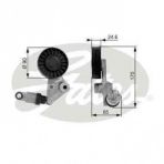 ALTERNATOR GERGI RULMANI KUTUKLU ASTRA F G 2.0DTI VECRTA B C2.0DTI 2.2DCI ZAFIRA SIGNUM OMEGA B GATES T38239