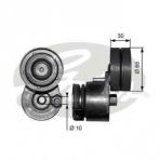 ALTERNATOR GERGI RULMANI OPEL MOVANO 1.9DTI 8V 01 06/RENAULT DUSTER 2.0 16V 12 LAGUNA MASTER TR GATES T38482