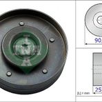 ALTERNATÖR GERGİ RULMANI (V BİLYA) A4-A5-Q5 1.8-2.0 TFSI (CPFA-CJKA-CDHA-CDNC)