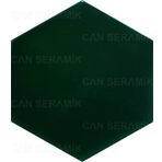 Altıgen Çini Karo -Zümrüt Yeşili (15*17 Cm.) - Can Seramik