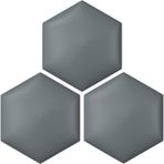 Altıgen duvar kaplaması 3D çarpışma önleyici – 3 adet set kendinden yapışkanlı döşemeli panel, çocuk odaları, yatak odası ve oturma odalarının dekorasyonu için (koyu gri, 30 x 34,