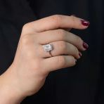 Altın Baget Taşlı Yüzük T079336