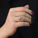 Altın Baget Taşlı Yüzük T079361