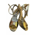 "Altın Işıltı – Crisscross 8,5 CM 13 PONT KELEBEK MODEL-AÇIK BURUN- TANGO, DANS VE SALON AYAKKABISI (EU Ayakkabı Beden Sistemi, Yetişkin, Kadın, Sayısal, Orta, 35)