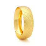 Altın Kaplama Baklava Yıldız Model Bilezik 2 Cm Blz-3037