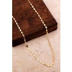 Altın Kaplama Gümüş Pullu Tasarım Choker Kolye 7947